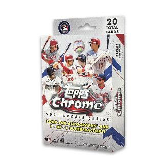 2021 Topps MLB Chrome Update Baseball Trading Card Hanger Box