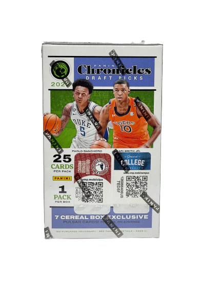 2022 Panini Chronicles Draft Basketball Cereal Box