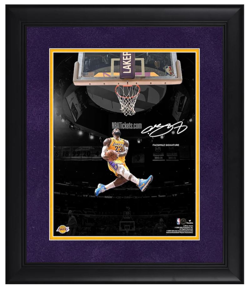 LeBron James Los Angeles Lakers Framed 11