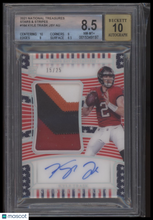 Load image into Gallery viewer, Kyle Trask 2021 Panini National Treasures Stars and Stripes #164 /25 BGS 8.5
