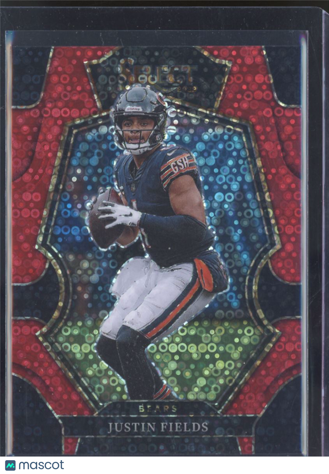 Justin Fields 2022 Select Red Disco Premier Level /49 #117