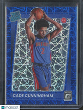Load image into Gallery viewer, Cade cunningham 2021 donruss optice blue velocity #161 rated rookie
