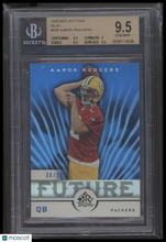 Load image into Gallery viewer, Aaron Rodgers 2005 Reflections Blue #300 /99 BGS 9.5
