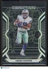 Load image into Gallery viewer, Amari Cooper 2020 Panini Obsidian Electric Etch Yellow #68 /25
