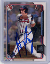 Load image into Gallery viewer, Austin Riley 2015 Bowman IP autograph rookie card #157
