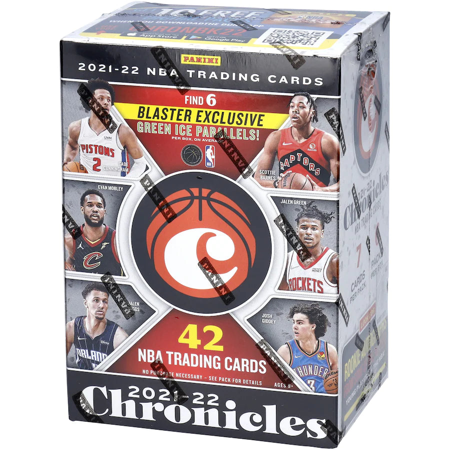 2021-22 Panini Chronicles Basketball Hobby Blaster Box (Green Ice Parallels!)