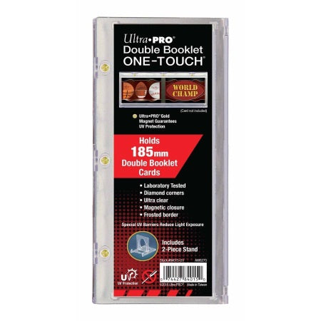 Ultra Pro: 185mm Double Booklet Card UV ONE-TOUCH Magnetic Holder