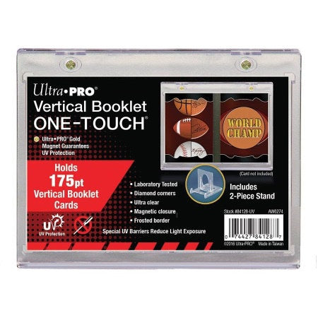 ULTRA PRO: CARD HOLDER - MAGNETIC UV DOUBLE BOOKLET VERTICAL 84128